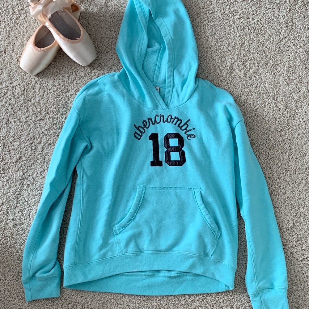 Abercrombie Kids Aqua Hoodie XL/16